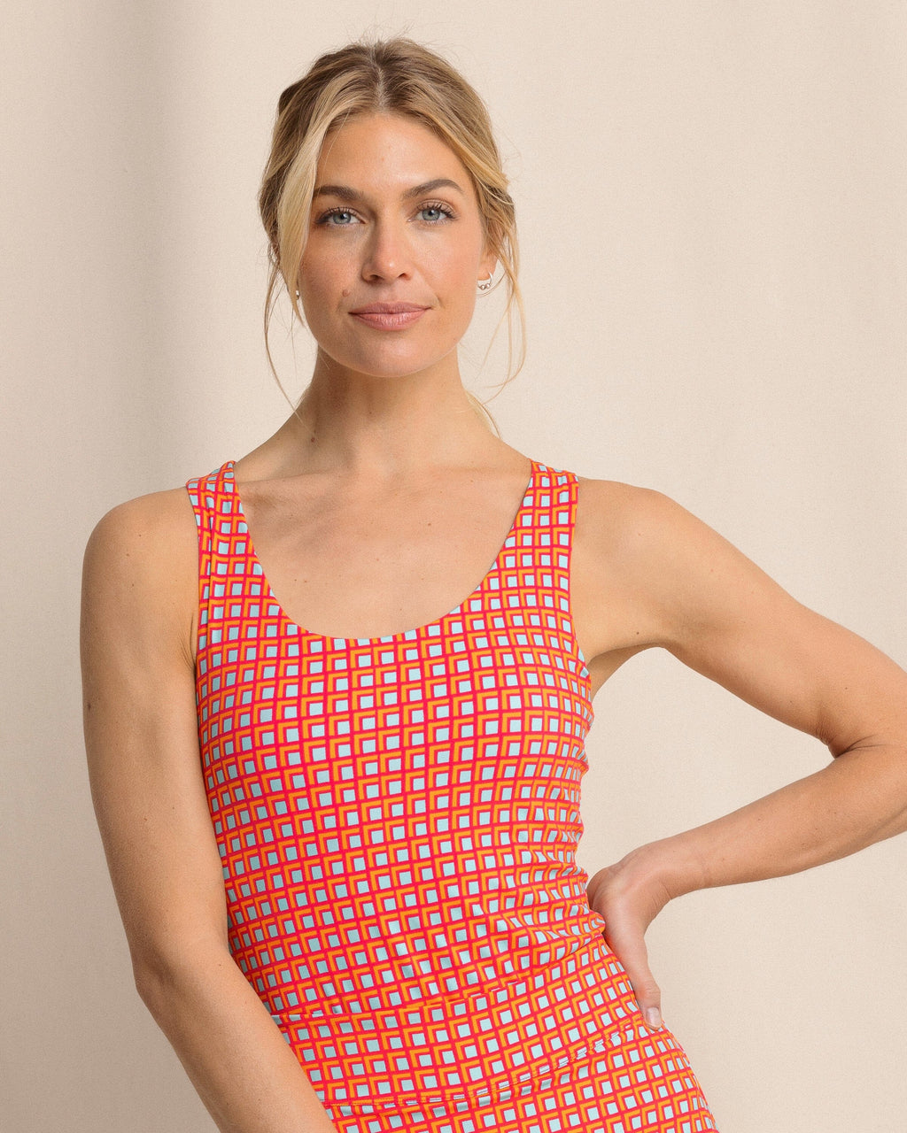 Natalie Printed Cross Back Tank