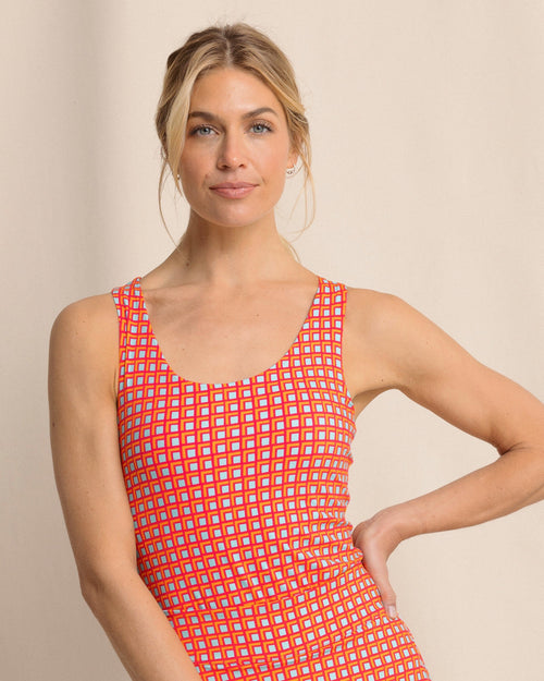 Natalie Printed Cross Back Tank